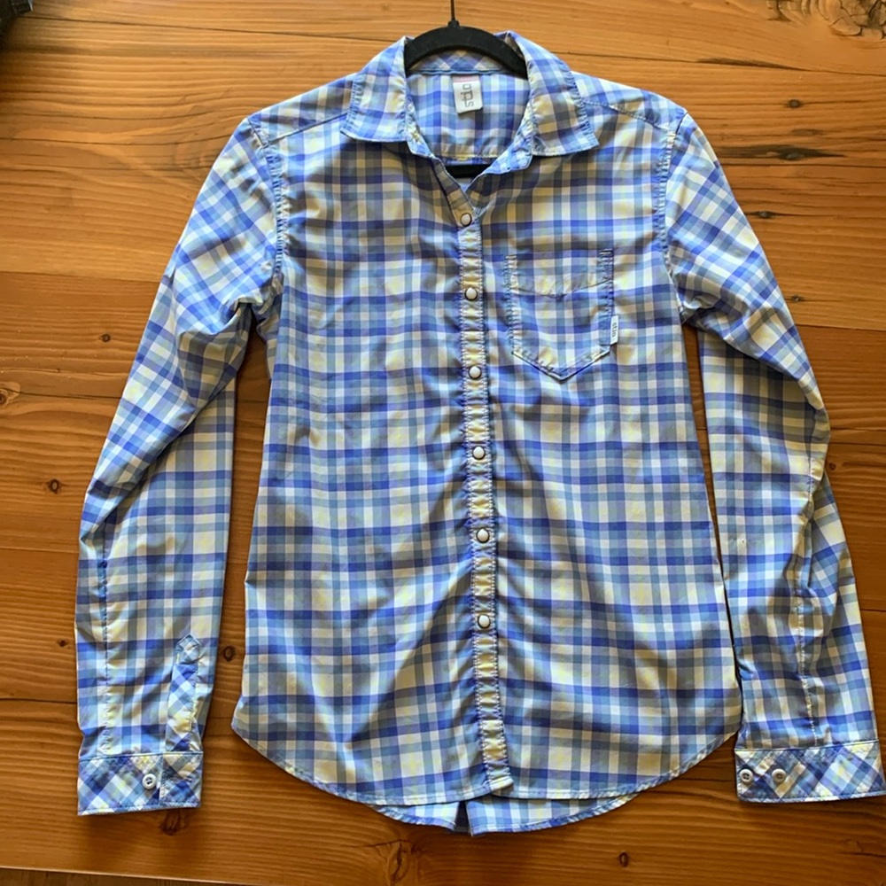 Stio Sidley snap front shirt, small, VGUC!